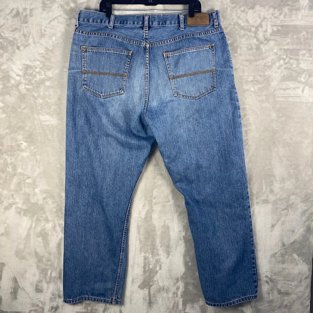 Tommy Hilfiger Mens Relaxed Fit‎ Blue Denim Jeans Size 40x32 Classic Preppy